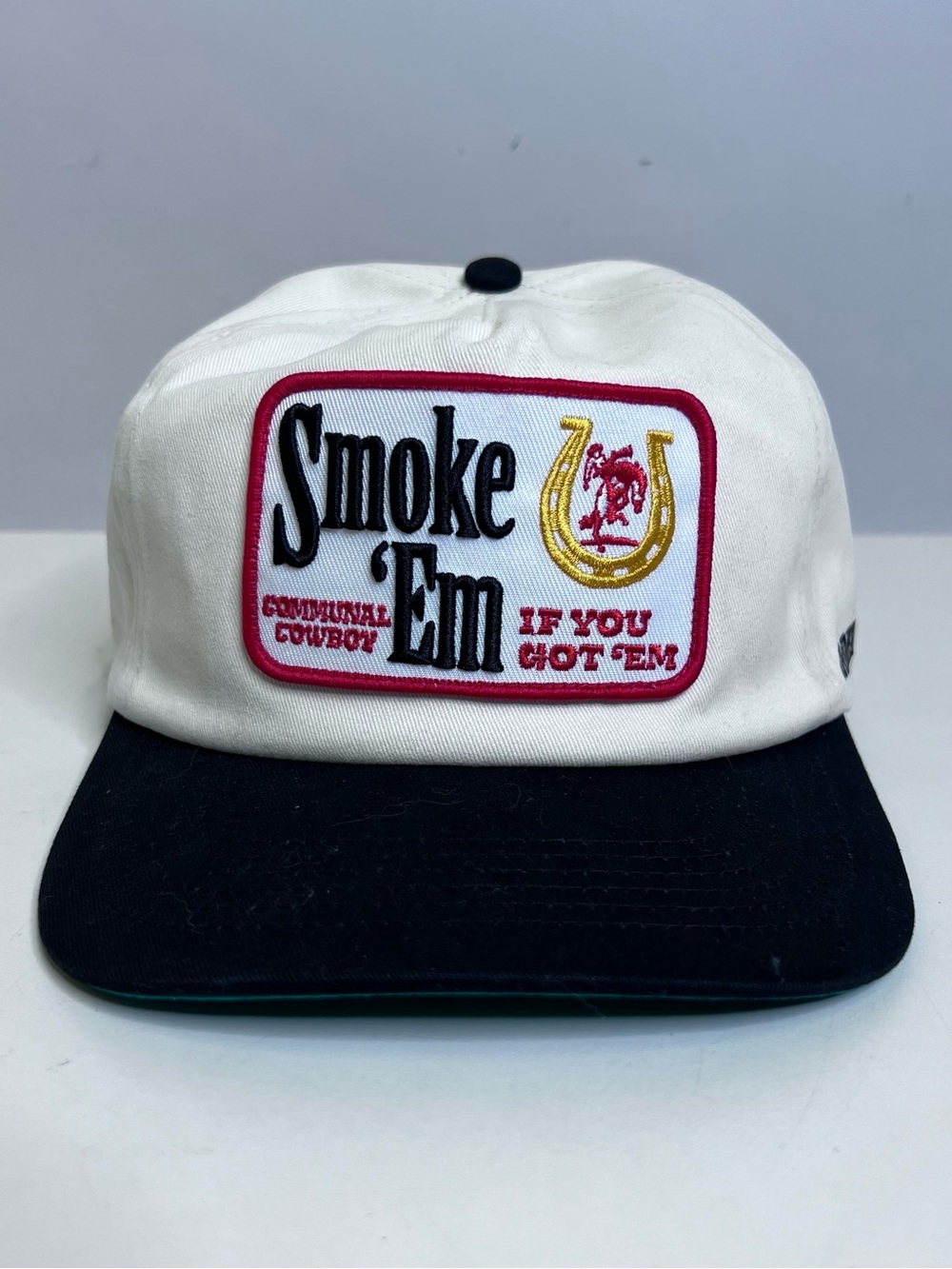 Communal Cowboy SMOKE 'EM HAT Cotton Twill SnapBack Hats- OSFA